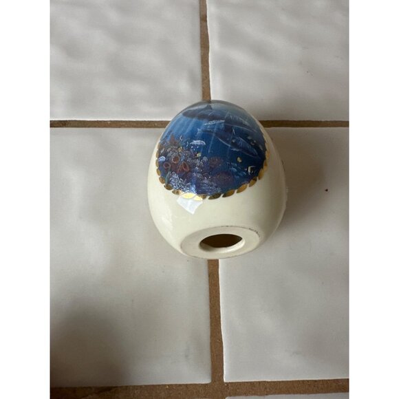 1995 Splendors of the Sea Egg Figurine, Ocean Theme, Whale Lovers Gift, Sea 2496 - Picture 8 of 9
